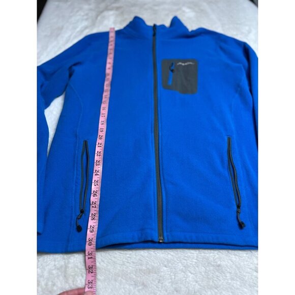 Eddie Bauer First Ascent Polartec blue jacket mens size XL tall - Picture 6 of 7